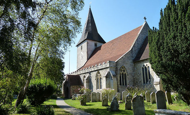 Holy Trinity church in Bosham, Sussex